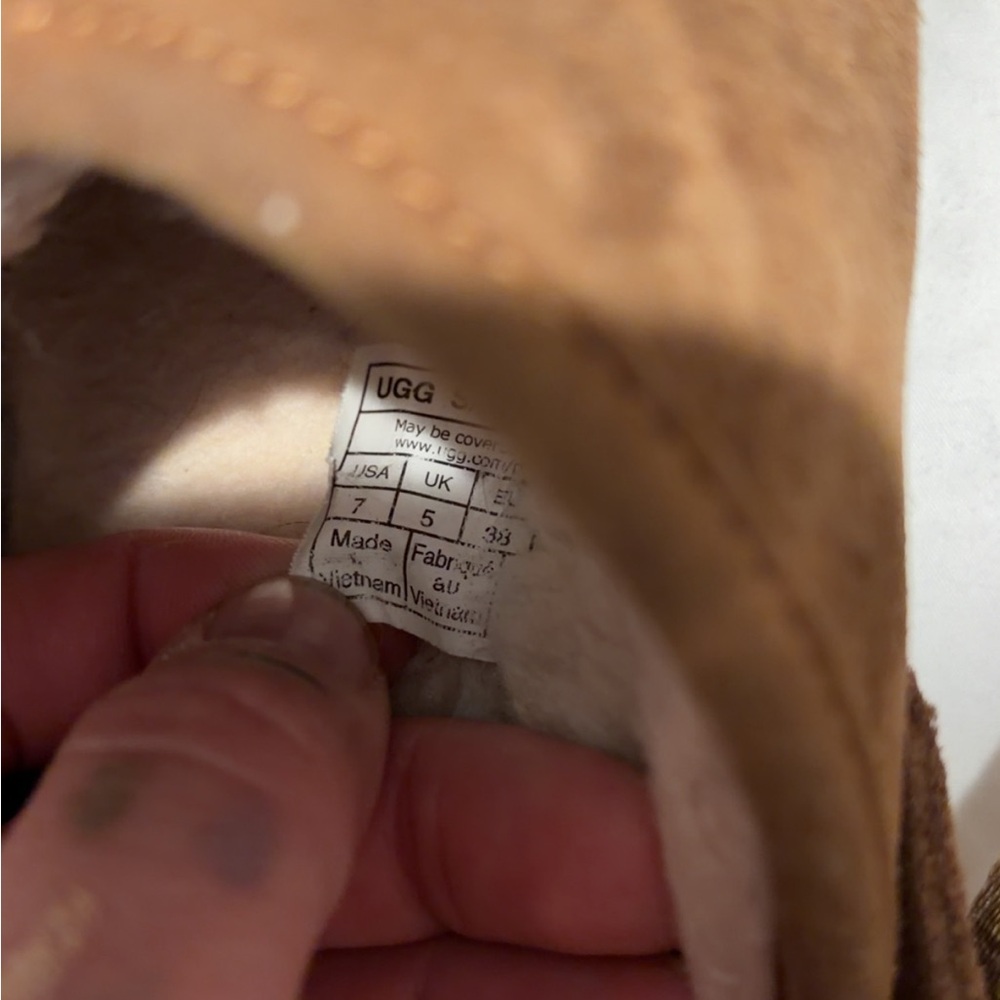 UGG Tan Suede Indoor Footwear - Picture 3 of 4